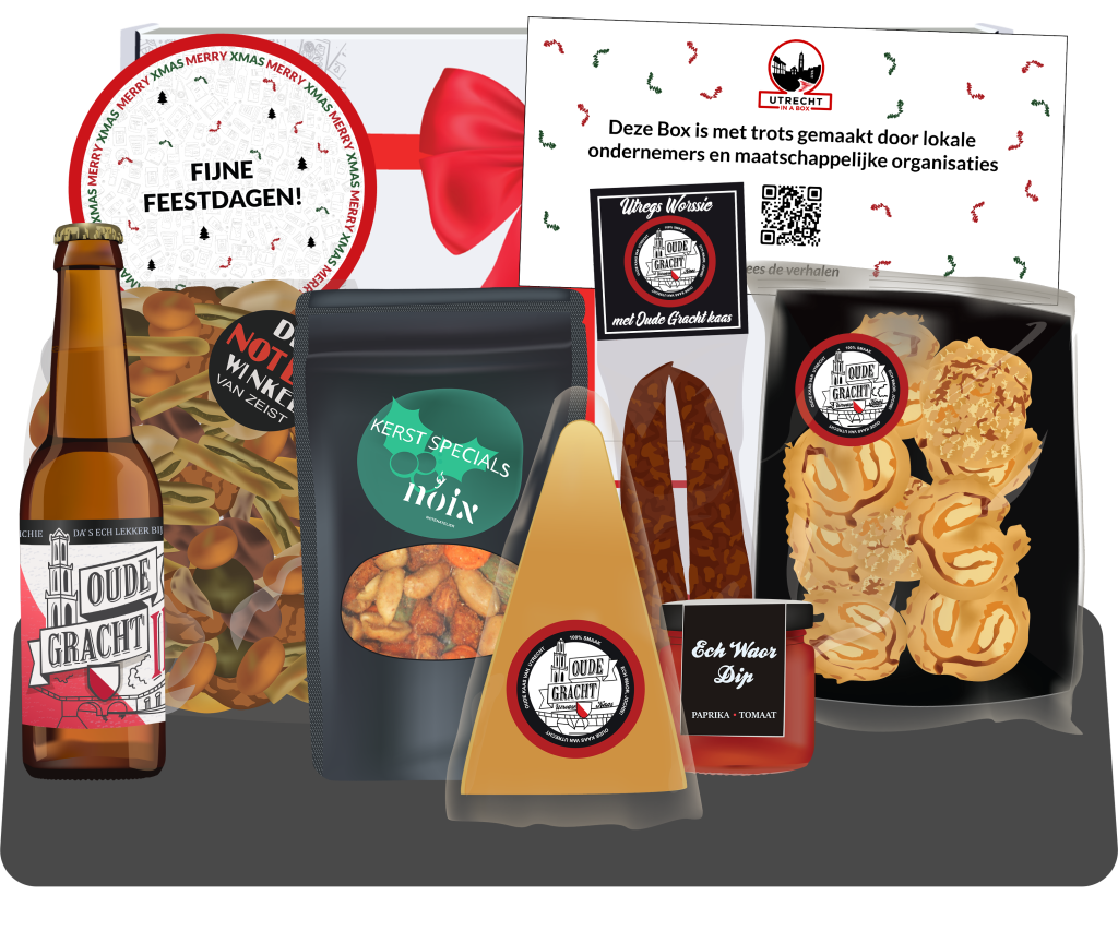 Oude Gracht Box - Utrechts kerstpakket van Utrecht in a Box